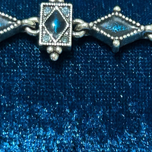 Napier Vintage blue and silver bracelet - Picture 3 of 5